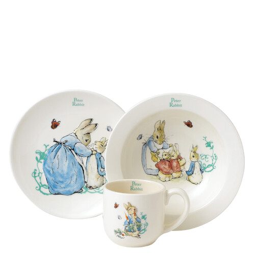 Beatrix Potter 3 Piece Peter Rabbit Nursery Set