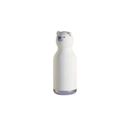 Asobu White Polar Bear Bestie 460ml Vacuum Insulated Bottle