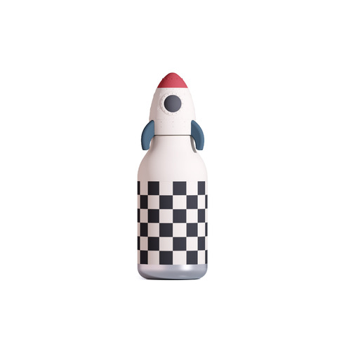 Asobu White Rocket Bestie 460ml Vacuum Insulated Bottle