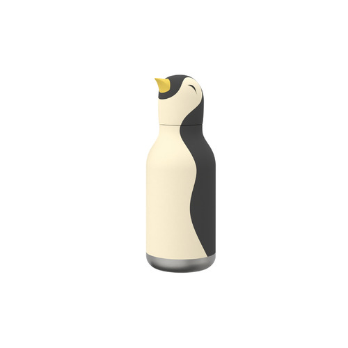 Asobu White Penguin Bestie 460ml Vacuum Insulated Bottle