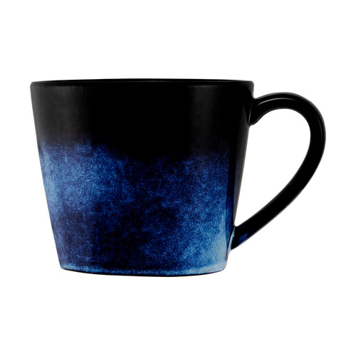 Maxwell & Williams Caviar Midnight 420ml Porcelain Conical Mug