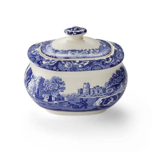 Spode Blue Italian 250ml (9 fl.oz) Lidded Sugar Bowl