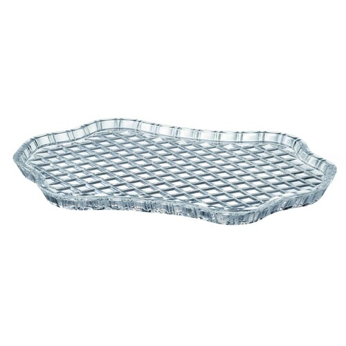 Bohemia Crystal 30.5cm Diamond Dressing Table Tray