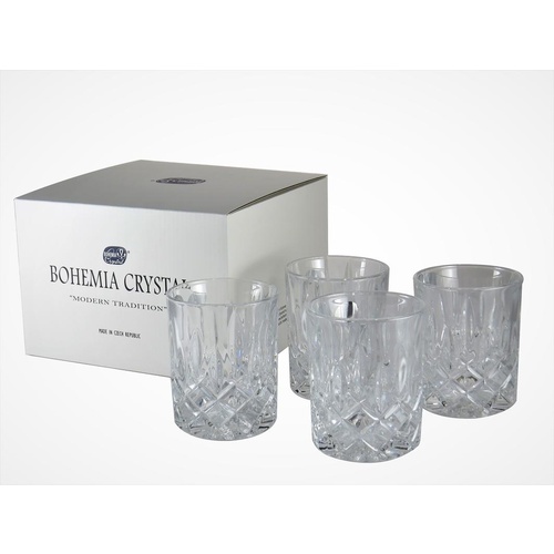 Bohemia Crystal Sheffield 4 Piece Set 270ml DOF Glasses Z.030.025