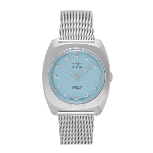 Adina Oceaneer Sports Dress 100m Water Resistant Watch with Light Blue Face - CT124 S4XB