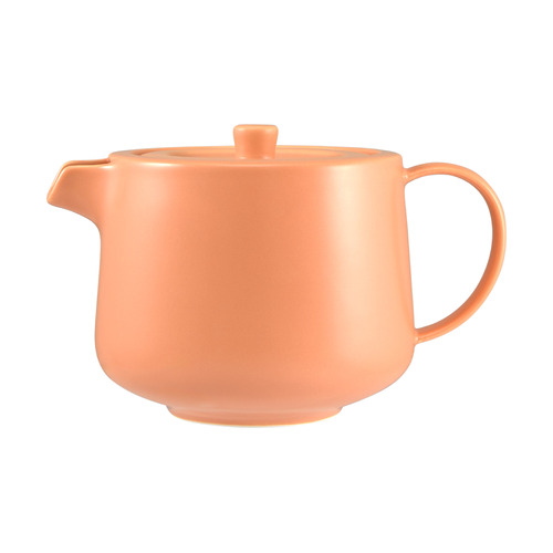 Maxwell & Williams Cafe Life 500ml Apricot Porcelain Teapot with Infuser