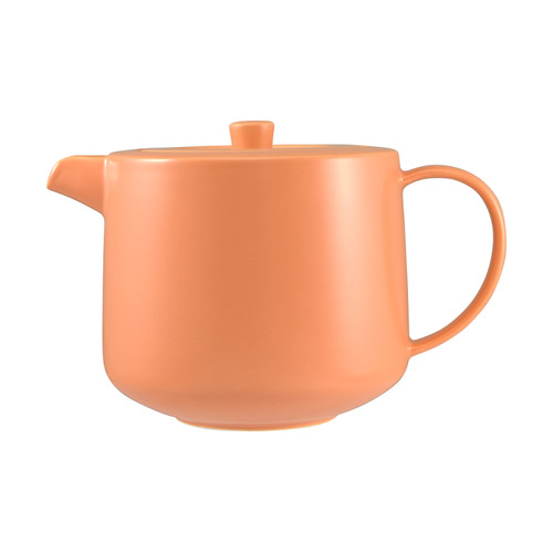 Maxwell & Williams Cafe Life 1 Litre Apricot Porcelain Teapot with Infuser