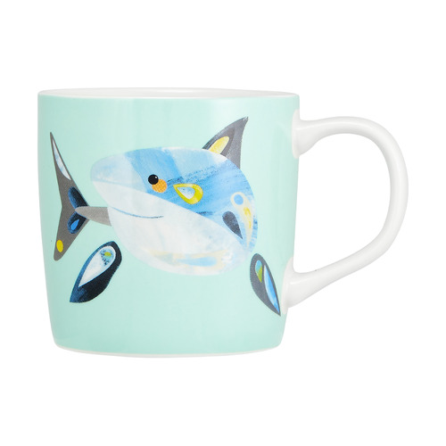 Pete Cromer Ozzie Ocean Shark 370ml Porcelain Mug