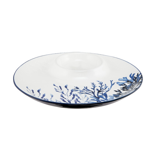 Maxwell & Williams Blue Coral 32cm Chip & Dip Platter