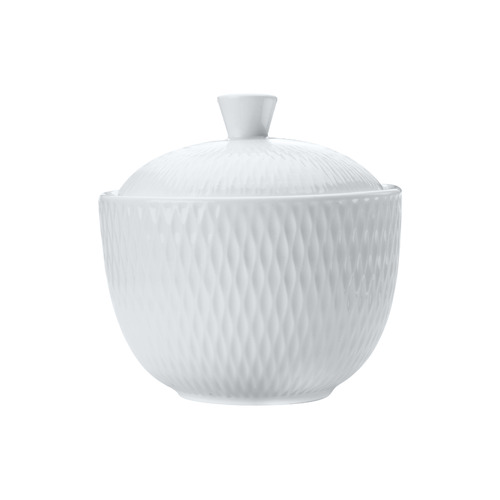 White Basics Diamonds Sugar Bowl