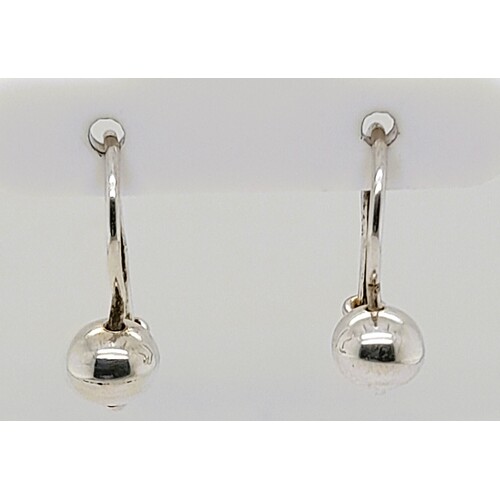 Sterling Silver 6mm Euroball Earrings CLEARANCE