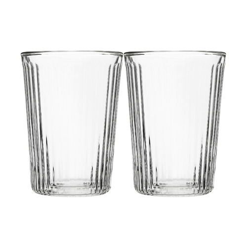 Maxwell & Williams Blend Stripey Set of 2 Double Walled 250ml Cups