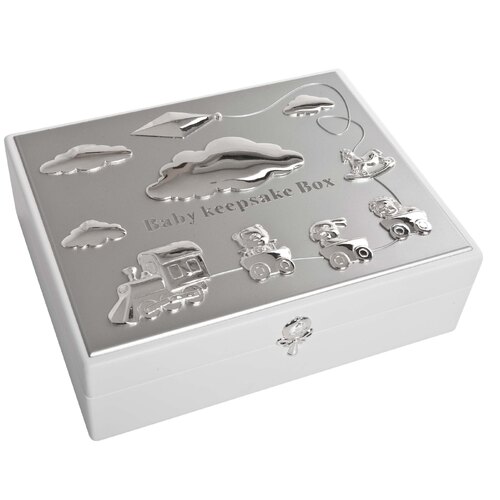 White Baby Keepsake Box