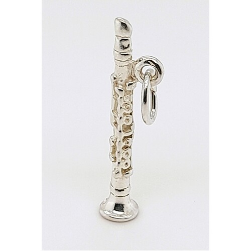 Sterling Silver Clarinet Charm/Pendant