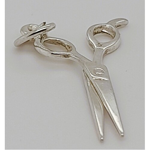 Sterling Silver Scissors Charm/Pendant