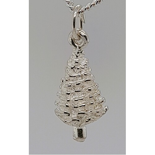 Sterling Silver Christmas Tree Charm/Pendant