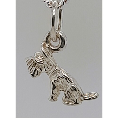 Sterling Silver Scottish Terrier Charm/Pendant