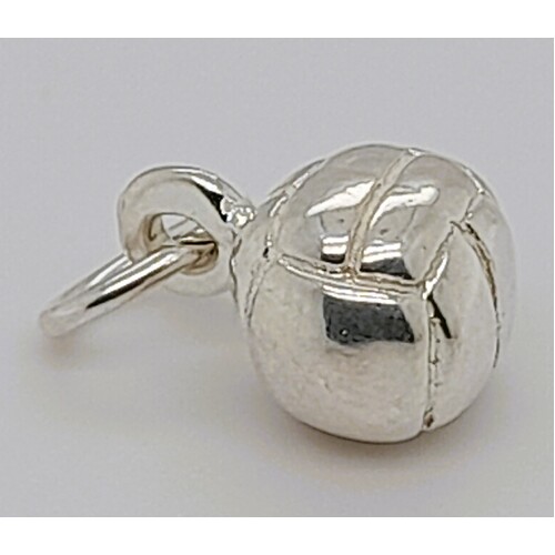 Sterling Silver Netball Charm/Pendant