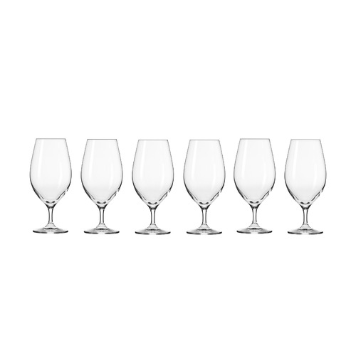 Harmony Set of 6 Beer 400ml Glasses