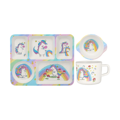 Jedda Robaard Magical Tales 3 Piece Unicorn Dinner Set