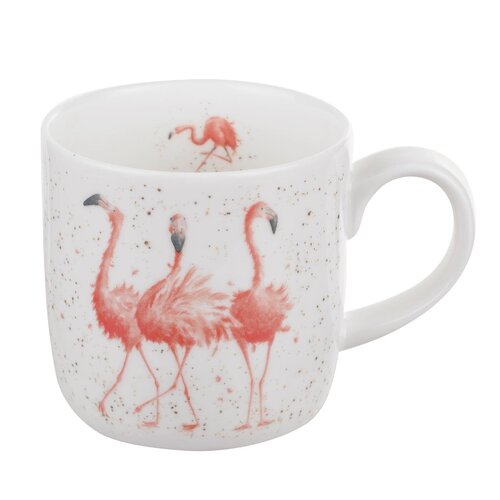 Wrendale Designs 300ml 'Pink Ladies' Flamingo Mug