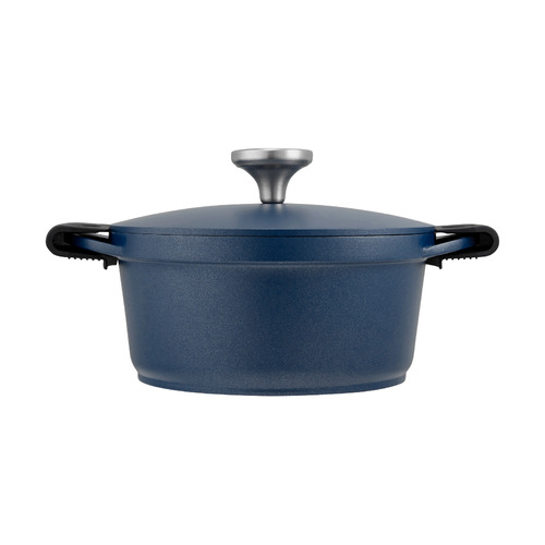 Agile 20cm/ 2.4Litre Navy Non-Stick Casserole