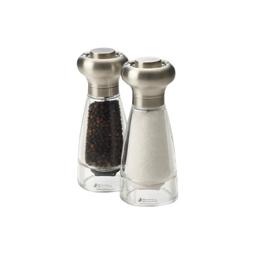 Dynasty Stainless Steel 16cm Salt & Pepper Mill