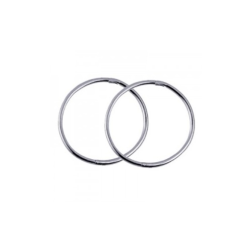 Jumbo Sterling Silver 20mm Plain Sleepers - Hoop Earrings - CLEARANCE