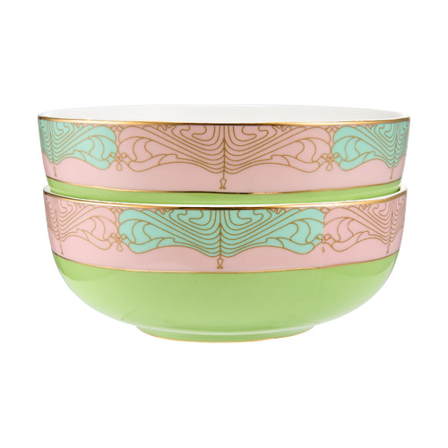 Maxwell & Williams Wicked Collection Pink Goes Good With Green Elphaba Set of 2 (12.5 x 5cm) Bowls