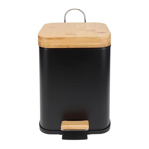 Eco Basics Black Square 3 Litre Rubbish Bin