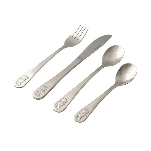 Teddy's Table 4 Piece Stainless Steel Cutlery Set